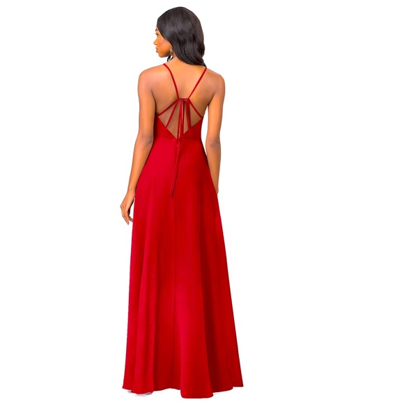 Azazie Everleigh *discontinued red* Bridesmaids Dress - Picture 2 of 5